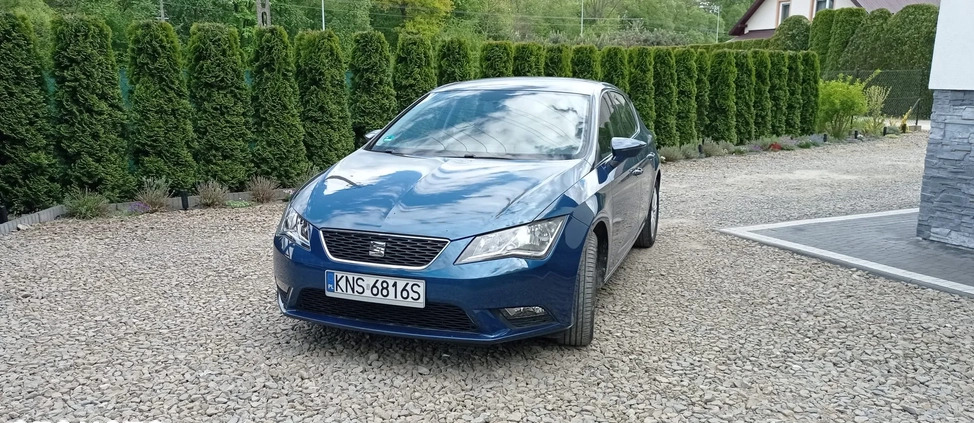 Seat Leon cena 32200 przebieg: 112000, rok produkcji 2013 z Zambrów małe 172